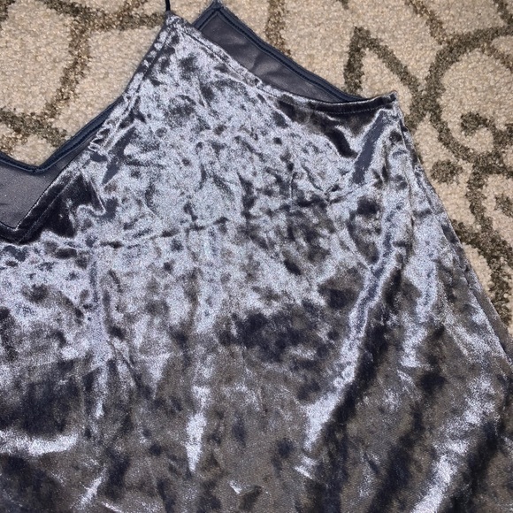 suede blue top - Picture 4 of 4